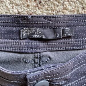 Prana Women's Camo shorts, size 10, 61/2" inseam